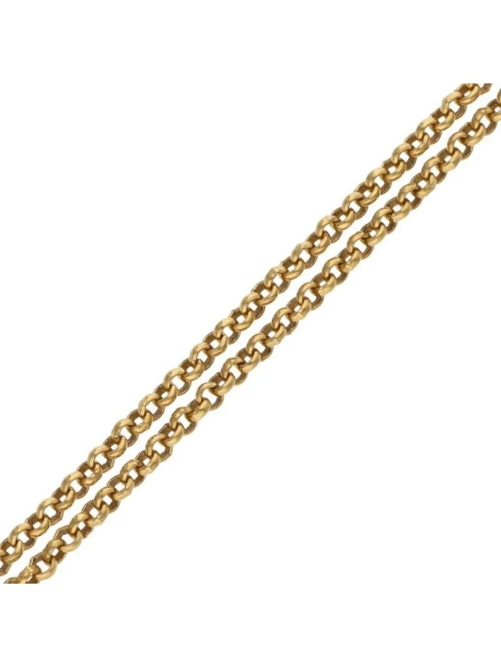 Chrome Hearts 22k Neckchain Roll Chain Gold Necklace